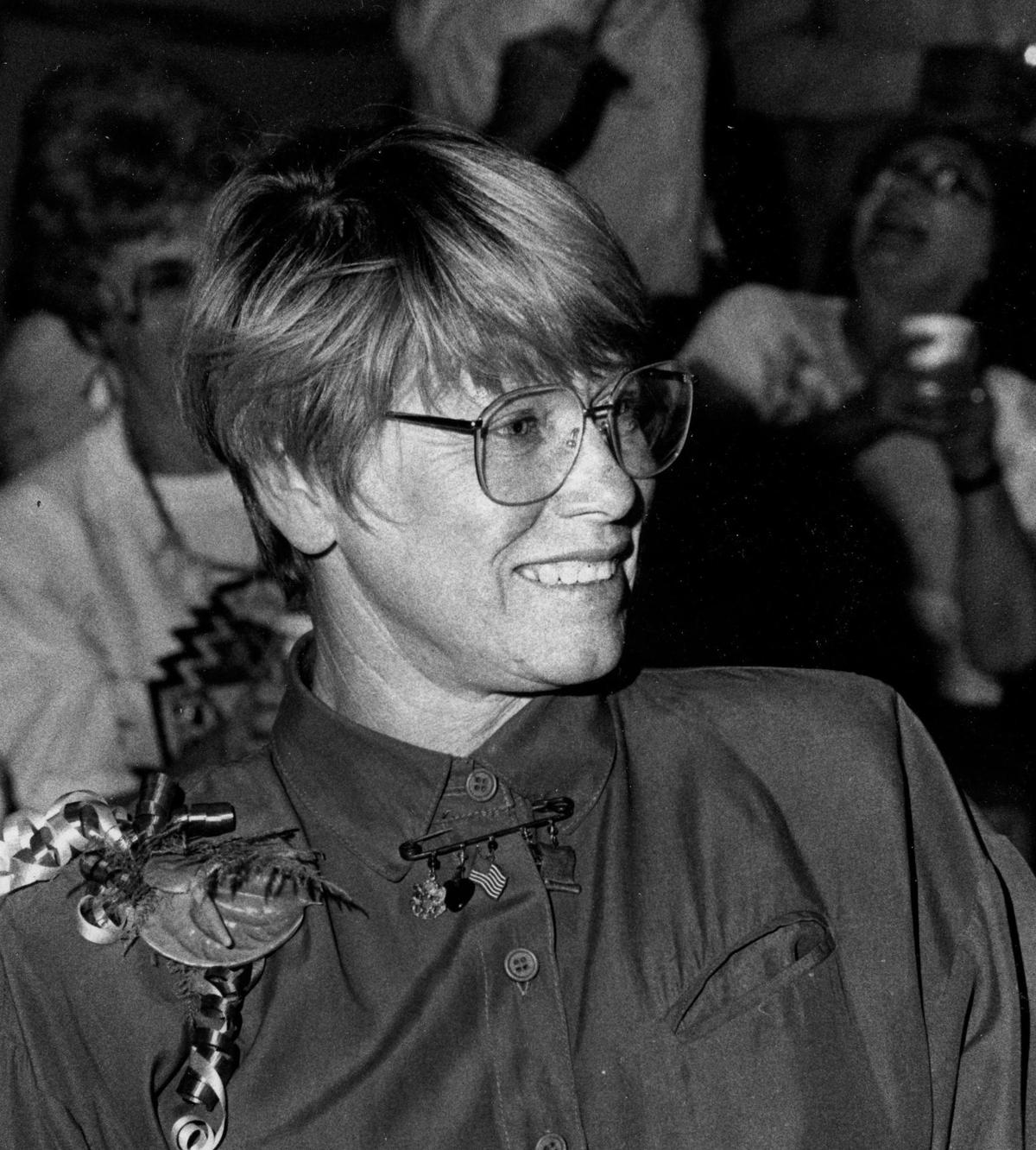 Ruth Brackett was elected to the San Luis Obispo County Board of Supervisors for the first time in 1982, seen here in this undated file photo.