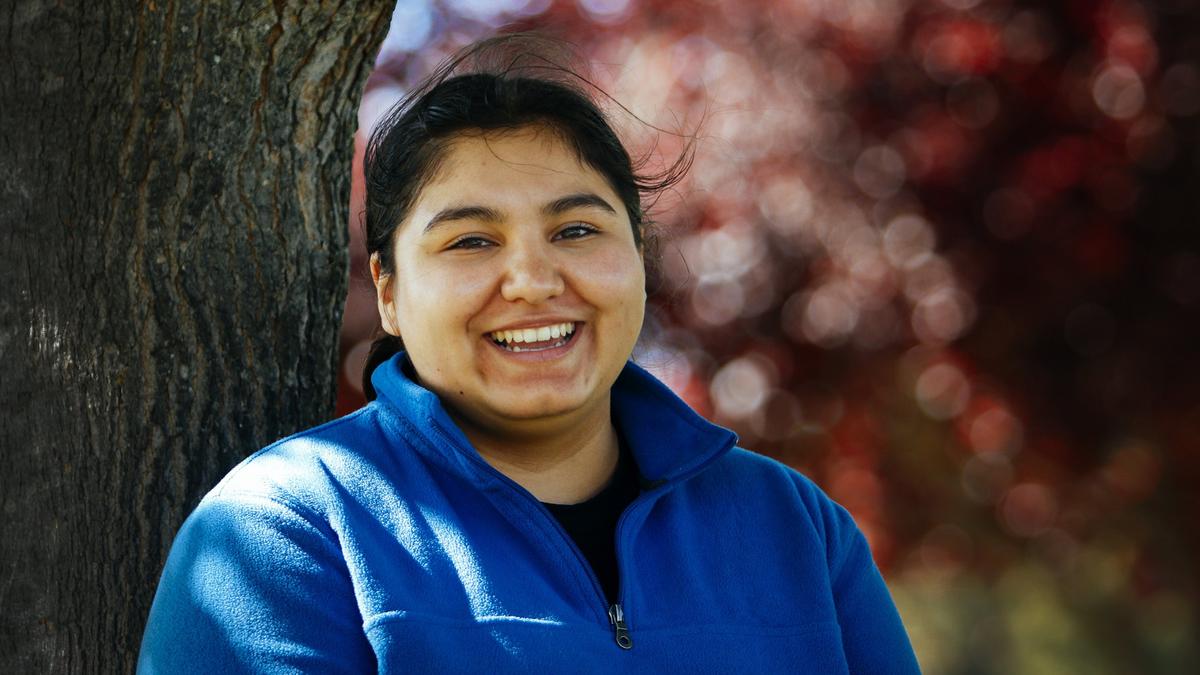 Paso Robles High School senior Valeria Cisneros, editor of The Crimson, the school's news magazine.