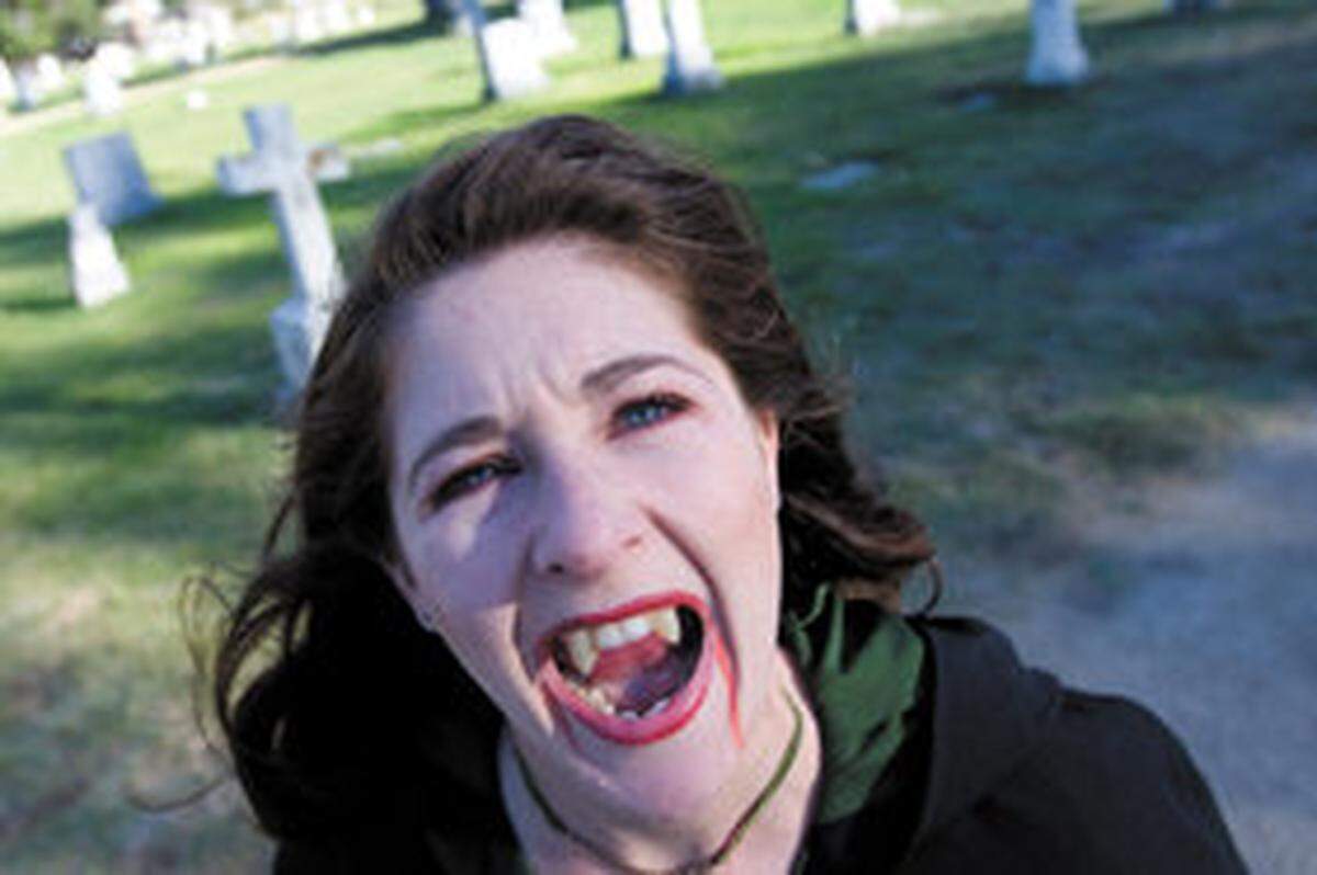 Former Tribune staffer Nicole Smith channels her inner vampire.