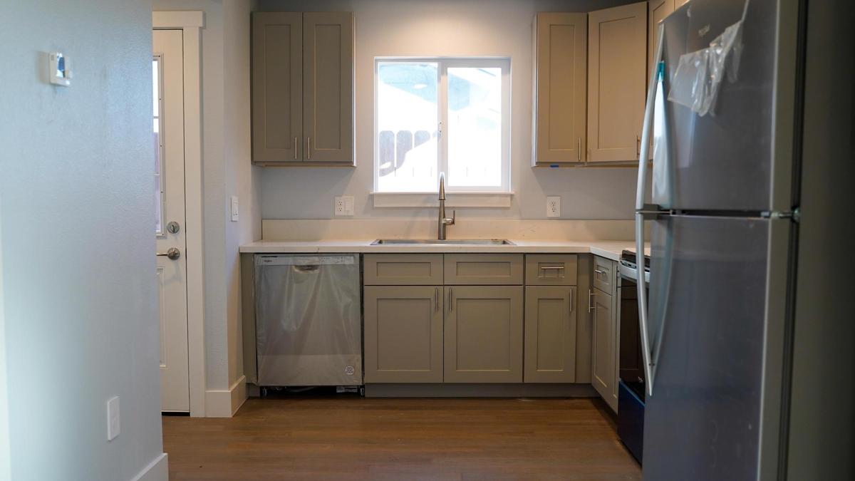 Appliances including refrigerators, dishwashers, ovens and laundry machines were donated by Whirlpool through Habitat International to Habitat for Humanity’s new nine-home development in Paso Robles, pictured Wednesday, Dec. 4, 2024. The appliances were installed free of cost by Idler’s Home in Paso Robles, which also donated mattresses to the incoming families.