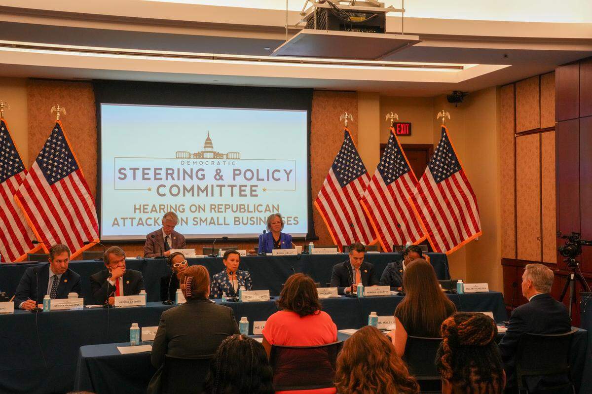 Haley Pavone, a Cal Poly alumni and founder of the SLO-based small business Pashion Footwear, testified in front of the U.S. House Committee on Small Business about how Trump-era tariffs are impacting her small business on May 8, 2025.