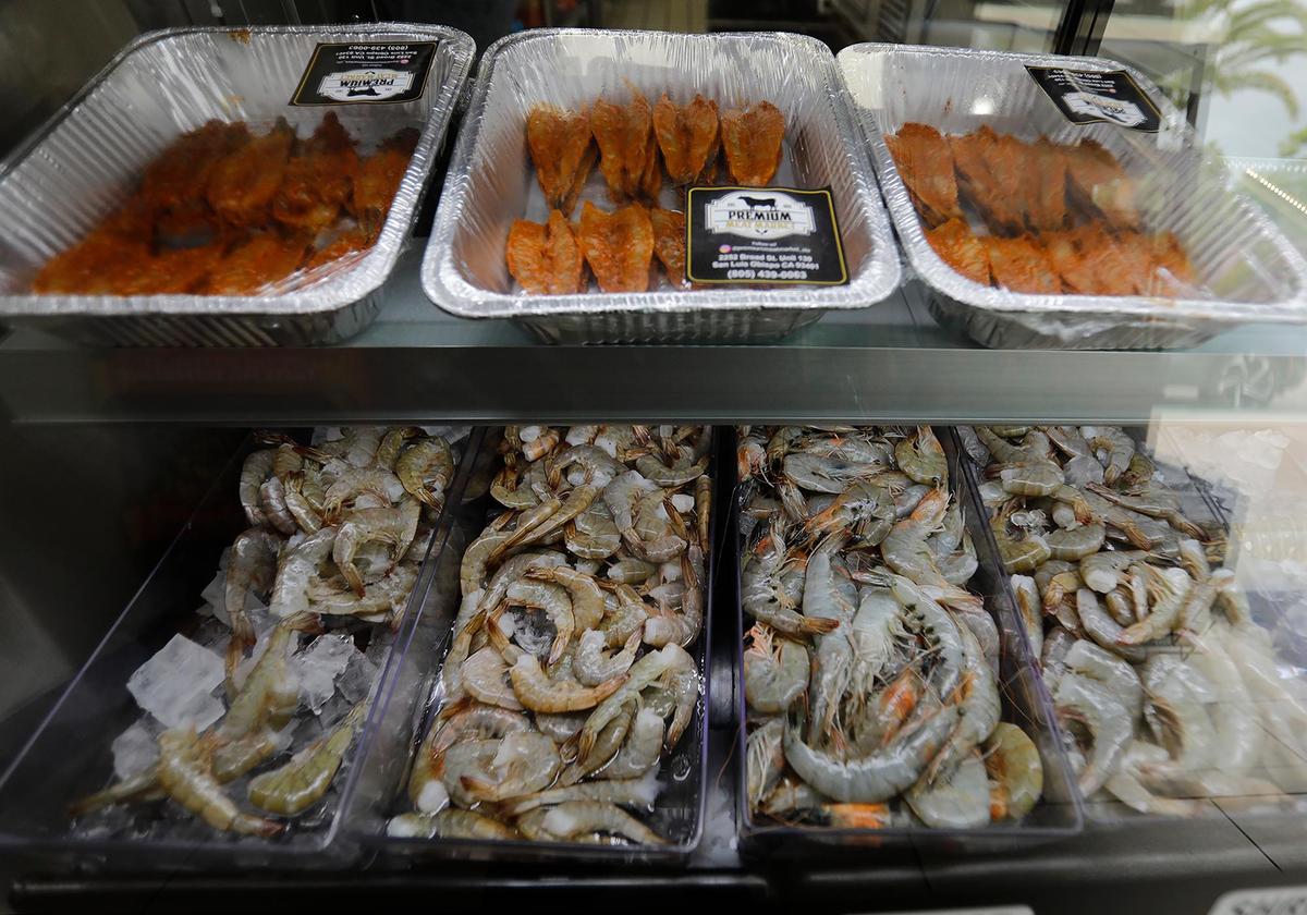 In addition to beef, Premium Meat Market also sells fresh seafood. The shop opened on Broad Street in San Luis Obispo on March 29, 2025.