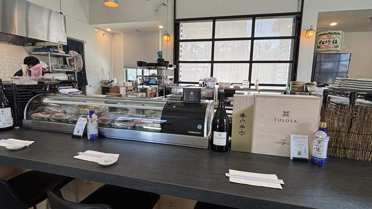 Goshi Sushi inside the SLO Public Market opened on May 13, 2026, serving nigiri, hand rolls and sashimi.