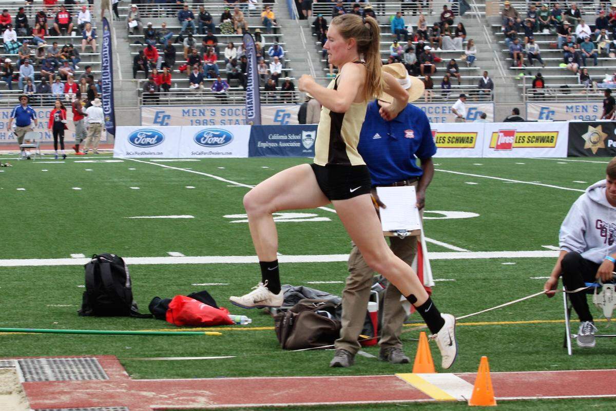SLO High junior Anneke Moersdorf is the 2018 Girls Track and Field County Athlete of the Year.