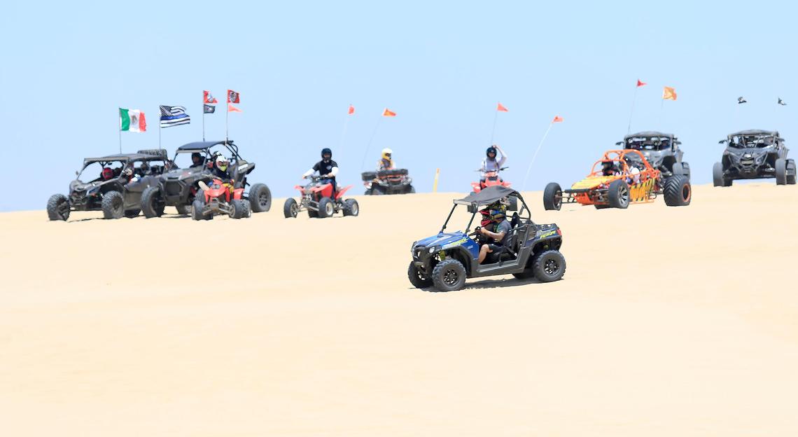 Off-road enthusiasts ride at the Oceano Dunes State Vehicular Recreation Area.
