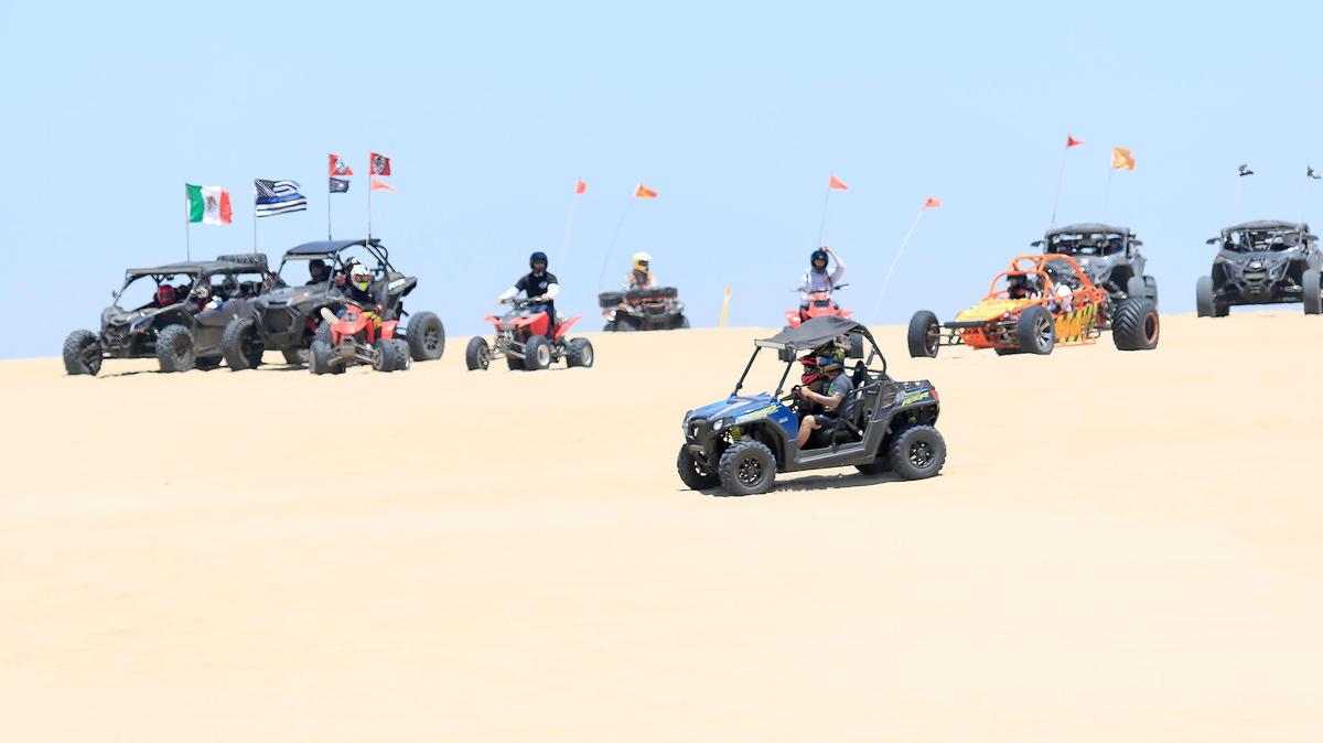 Off-road enthusiasts ride at the Oceano Dunes State Vehicular Recreation Area.