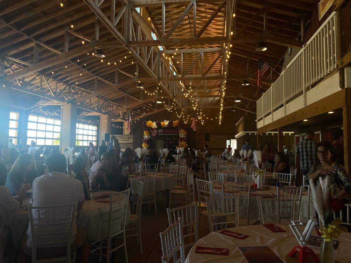 The nonprofit cancer charity 17 Strong held a Victory Trip celebration on Aug. 14, 2022, attended by friends and family of this year’s recipients, along with past year’s alumni.