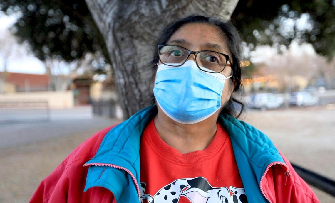 Homeless resident Eva Jensen of Paso Robles spoke to The Tribune about her issues in December 2020.