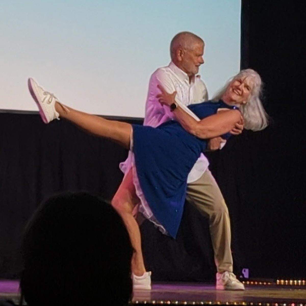 Bruce and Cherie Gibson perform at Lumina Alliance’s annual “Lumina Nights: Dancing With Our Stars” fundraiser in Paso Robles on May 1 and 2, 2026. The event raised more than $400,000 to support survivor services across San Luis Obispo County.