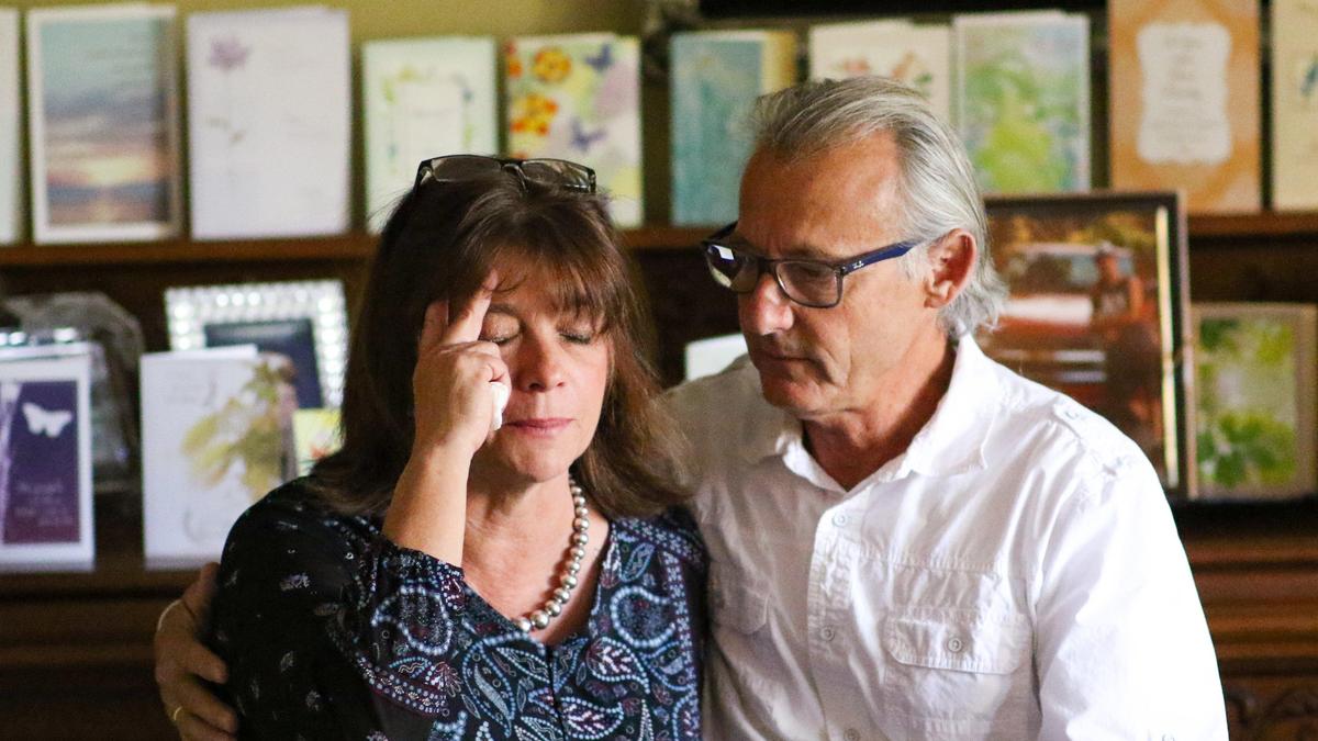 Mary Jane and William Jodry spoke about the death of their son, Thomas Jodry, on Oct. 31, 2019. The Atascadero man died in a fall from the Marsh Street parking garage in San Luis Obispo on Sept. 14, 2019.