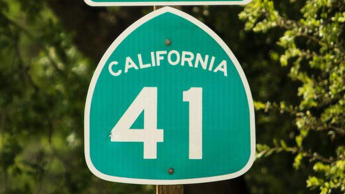 Highway 41 sign.