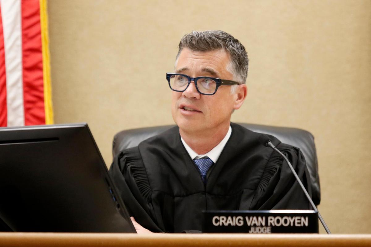 Judge Craig Van Rooyen speaks during the arraignment of Daniel Angel Saligan Patricio, 24, who is charged with vehicular manslaughter in the deaths of Matthew Chachere, 39, and Jennifer Besser, 36, on Nov. 21, 2022.