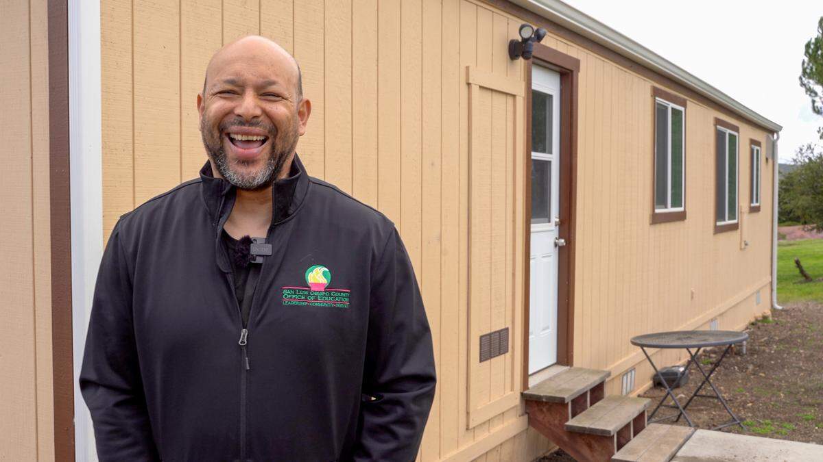 Loma Vista Community School culinary arts teacher Jacob Marshall and his wife lived in a three-bedroom home on school district property just down the road from his job, pictured here Wednesday, March 12, 2025. Marshall said the low rent provided him plenty of financial flexibility going forward, and encouraged other teachers to try living on school district property when more homes are built in the next couple of years.