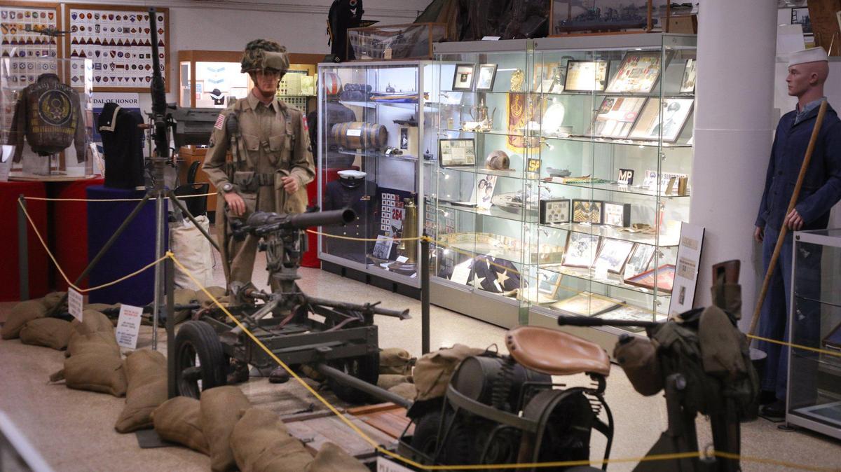 Located in the San Luis Obispo Veterans Memorial Hall, the Central Coast Veterans Memorial Museum unveiled this new World War II exhibit in December 2022, featuring a piece of the USS Arizona. The museum saw flood damage during a January 2023 storm.