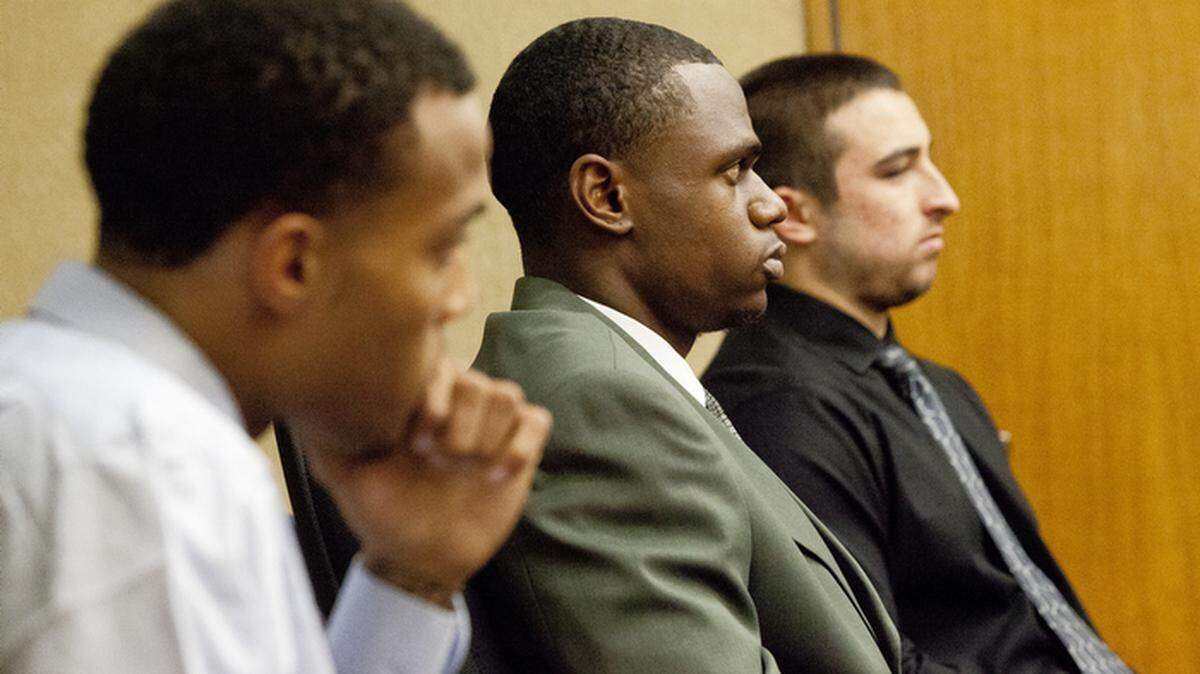 A preliminary hearing for four Cal Poly football players charged with alleged attempted robbery at a fraternity house was held Monday afternoon in San Luis Obispo Superior Court. Kristaan Sterling Ivory of Los Angeles, Dominique Alize Love of Poway and Jake Anthony Brito of Cypress were in court along with Cortland Fort of Fontana. Fellow defendant Cameron Marcel Akins of Monrovia, who is accused of brandishing a gun and assaulting an officer, was not in attendance.