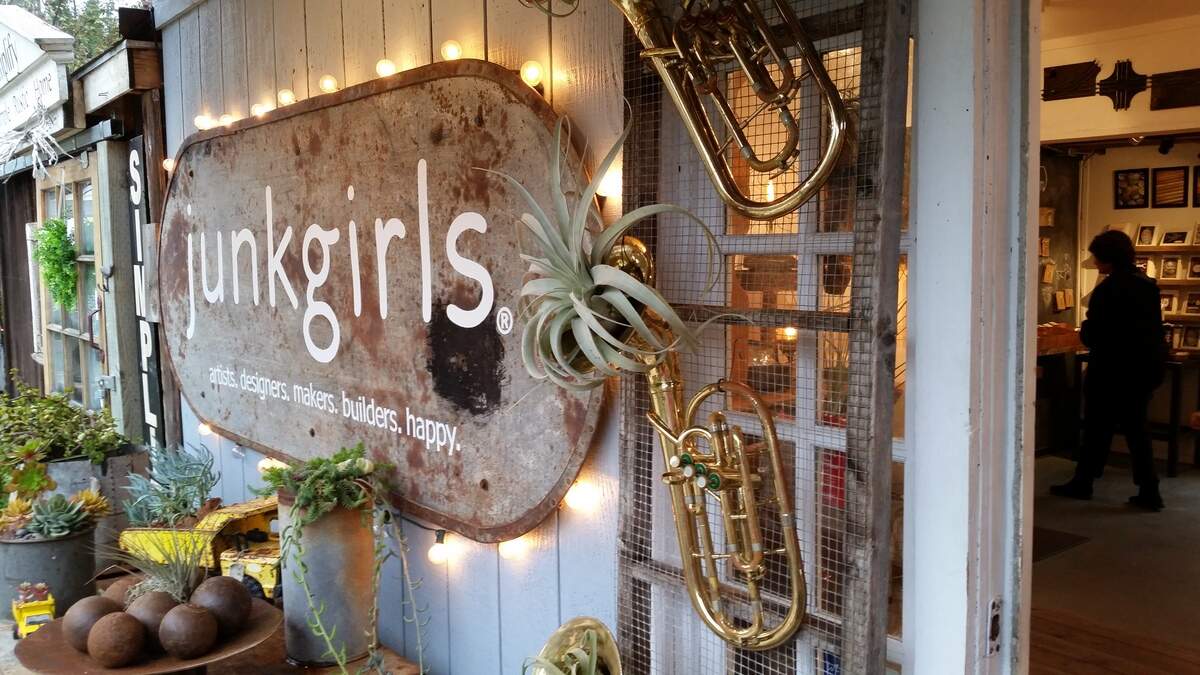 The Junk Girls' old location in Cambria. The store is moving to downtown San Luis Obispo.