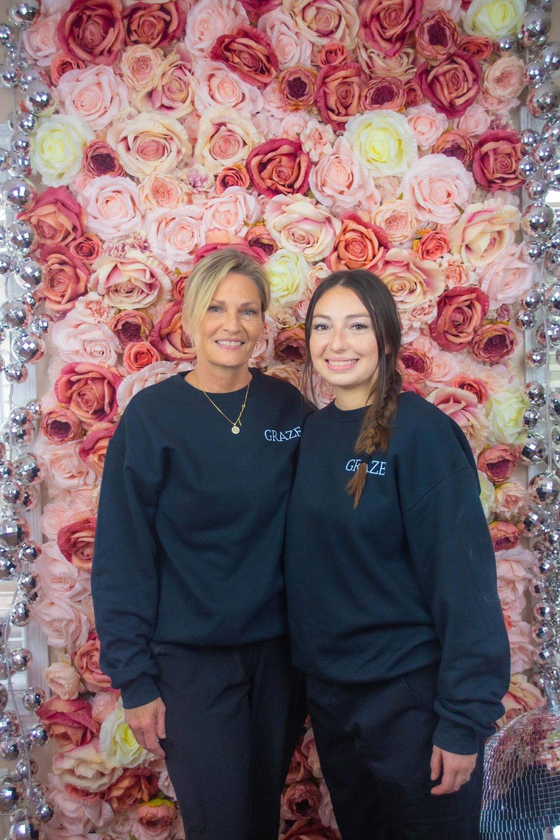 Kim, left, and Miranda Esparza are the mother-daughter duo behind Graze, a charcuterie business that will soon open its first storefront location in Arroyo Grande.