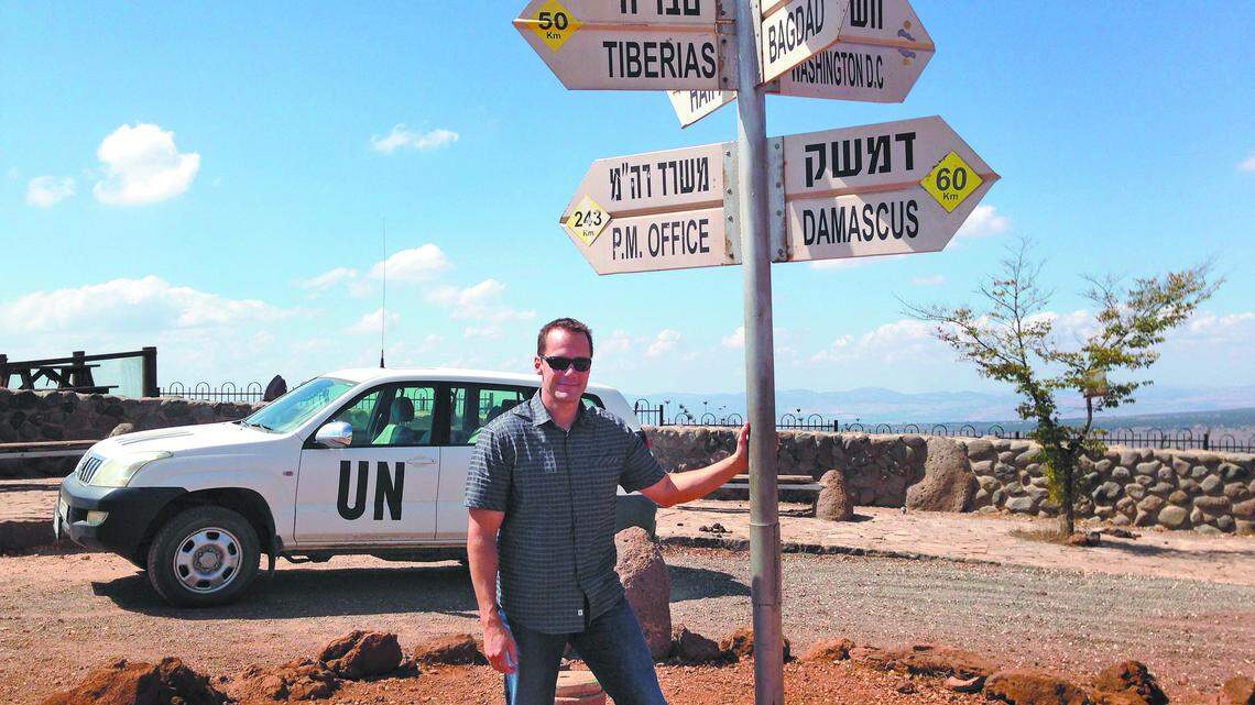 San Luis Obispo Police Chief Steve Gesell in Israel