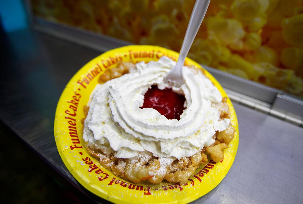 The Mid-State Fair opened Wednesday, July 20, 2022. Funnel Cakes were a delectable treat.
