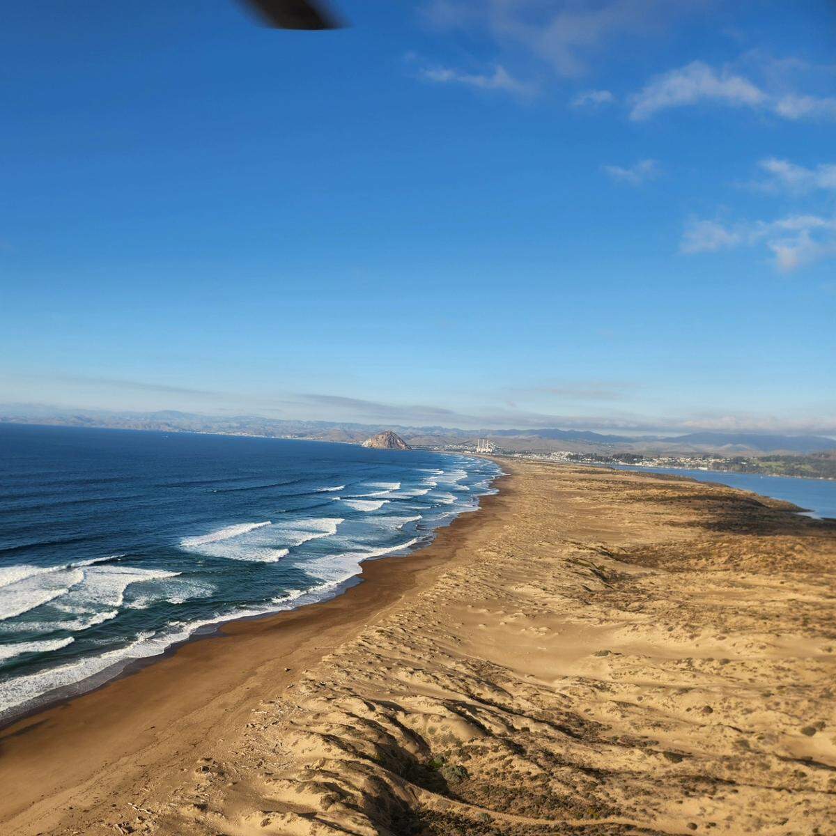 An injured horseback rider was airlifted by helicopter to an ambulance at Montaña de Oro State Park on Jan. 17, 2025.