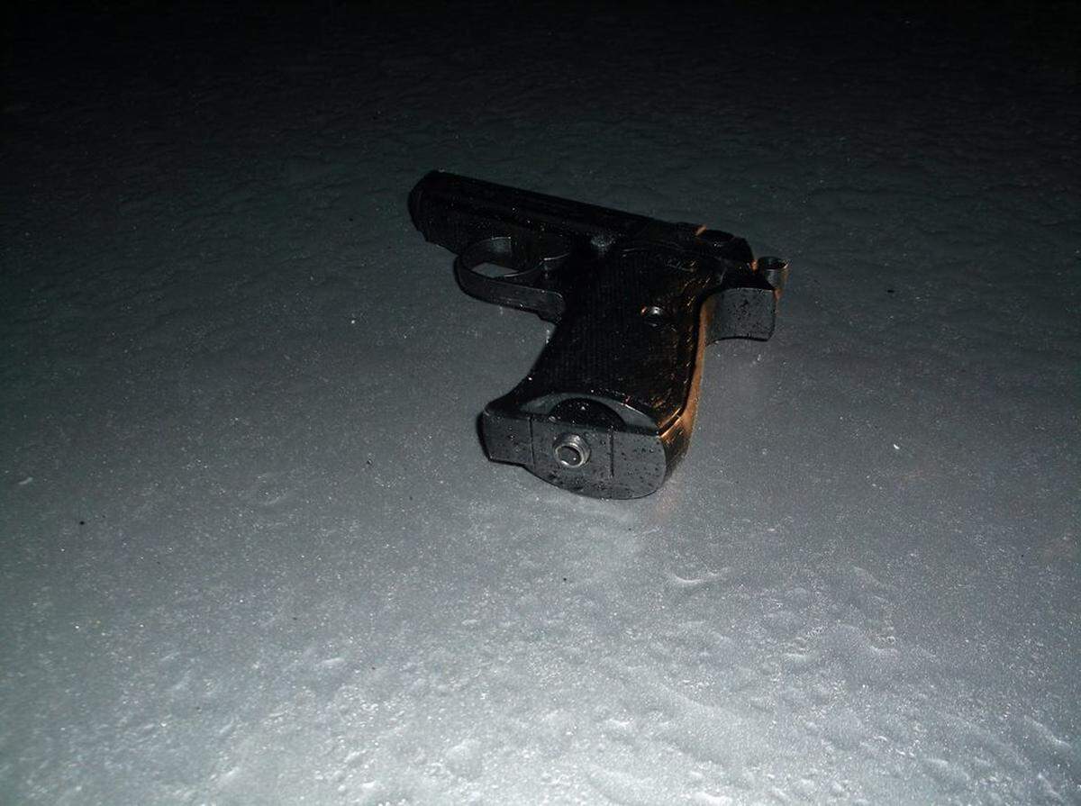 A BB gun allegedly found in Josue Gallardo’s vehicle after Gallardo was shot to death during a 2017 traffic stop.
