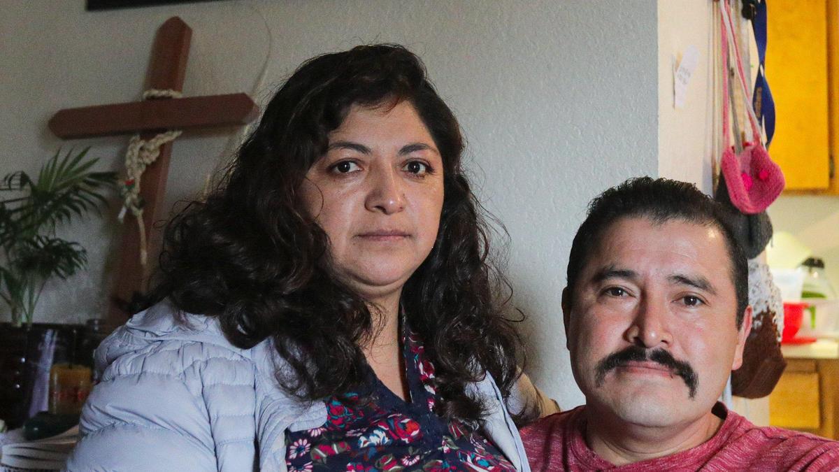 Maria Patiño and husband Ruben Pille of Oceano are struggling with loss of income due to the coronavirus impacts. She has lost her job cleaning houses, and he has had his hours reduced at another job.