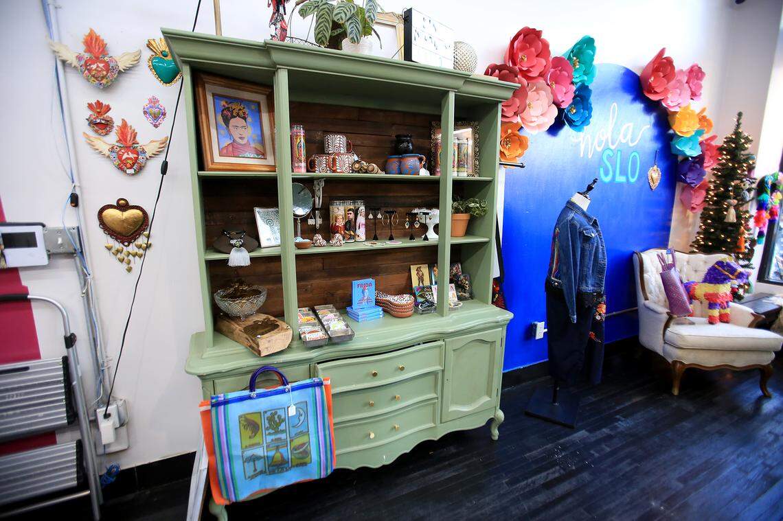Hola SLO, a boutique selling Mexican-inspired gifts, jewelry, trinkets and handmade items, opened in November 2025 in downtown San Luis Obispo. The shop is a collaboration between Corazon Cafe owner Sara McGrath and Hola SLO owner Sandra Olea-Courter.