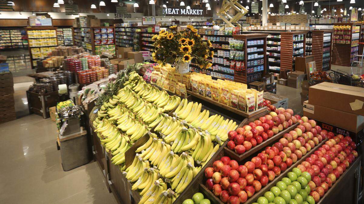 The last days of setup were taking place on Sept. 30, 2025 for the opening of Valley Fresh Market in Atascadero.
