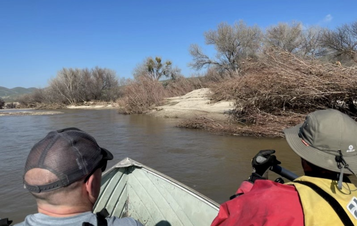 The San Luis Obispo County Sheriff’s Office resumed the search for Kyle Doan on Jan. 28, 2023, including using a boat in the waters north of the River Road Bridge near San Miguel.