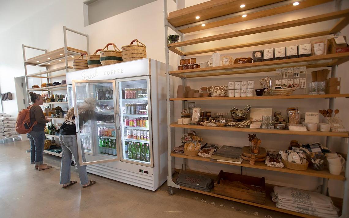 The new Scout Coffee location opened Tuesday, Feb. 21, 2024, in Morro Bay, following 18 months of converting the former Bank of America building.
