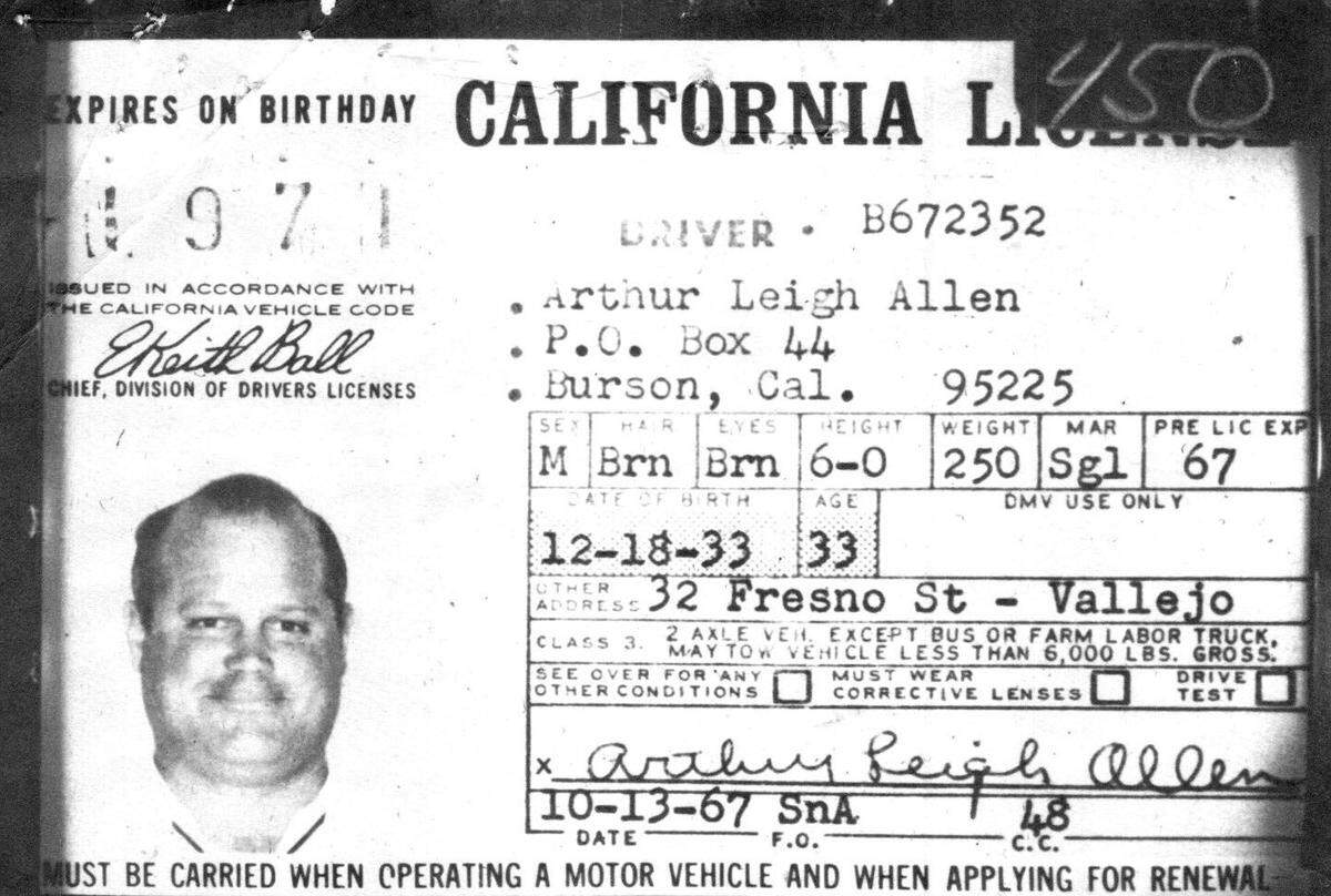 Arthur Leigh Allen is the subject of the Netflix docuseries “This is the Zodiac Speaking,” which explores his alleged ties to several murders in California.
