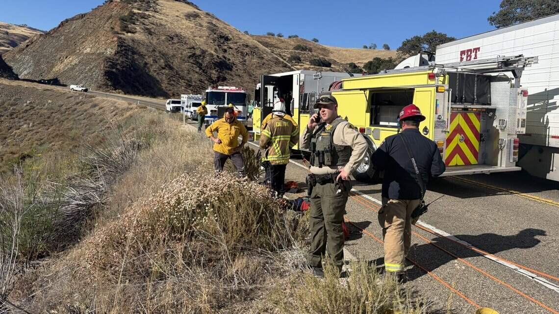 1 found dead after vehicle plummets hundreds of feet off Highway 166