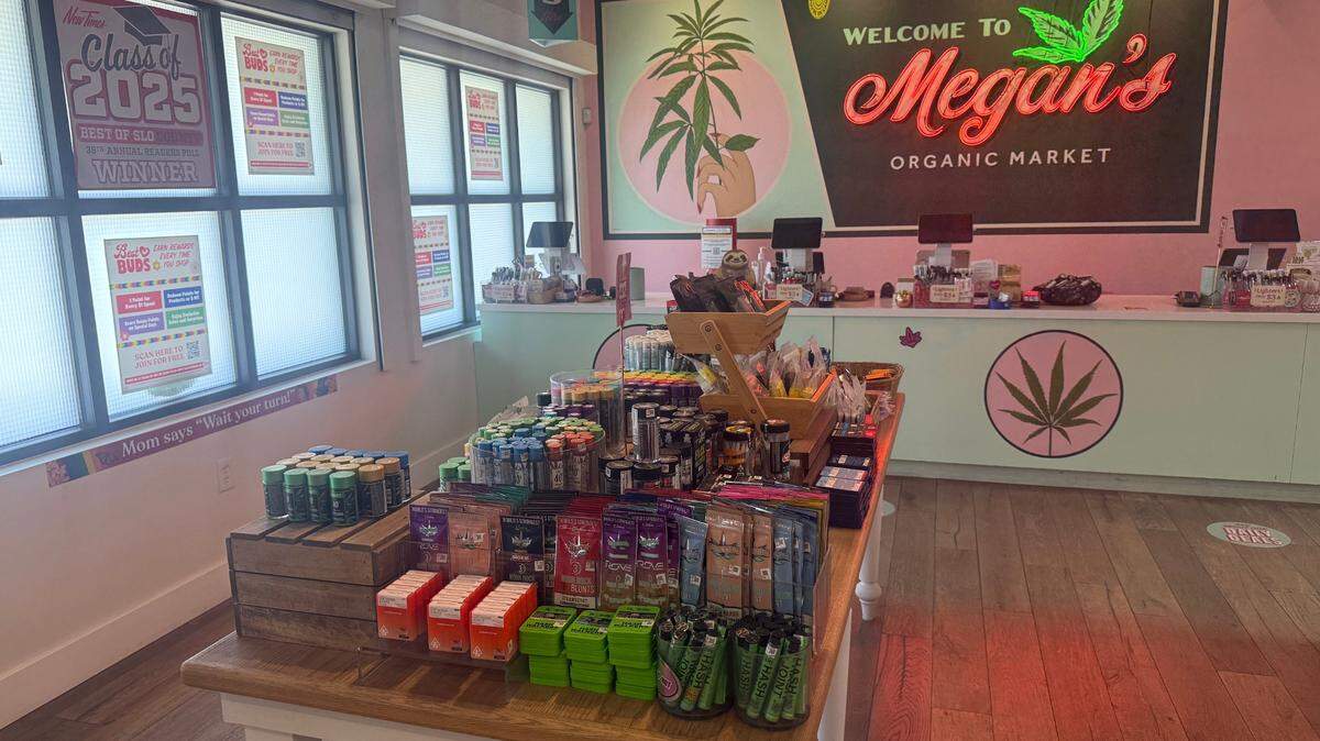 San Luis Obispo dispensaries, including Megan’s Organic Market, are concerned about the statewide cannabis tax hike that took effect on July 1, 2025.