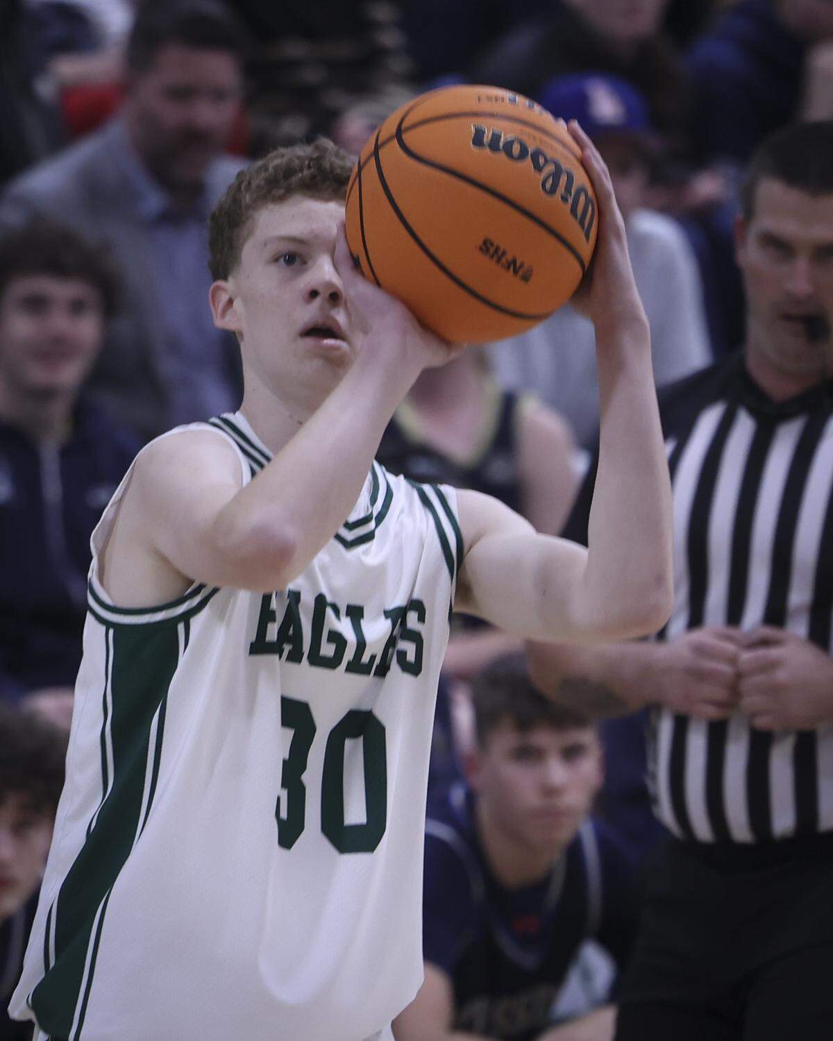 Mason Main contributed from behind the three point line. Templeton beat Mission Prep in overtime, 76-70 on Jan. 7, 2026.