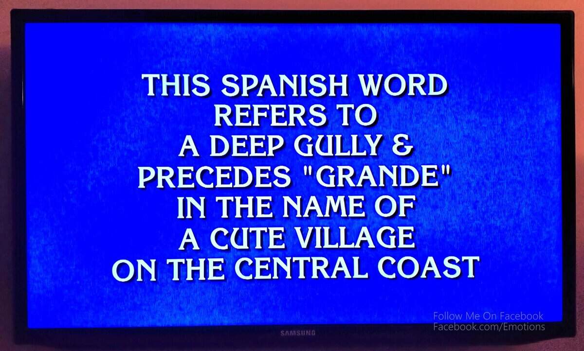 Arroyo Grande made an appearance on the Sept. 17 episode of “Jeopardy.”