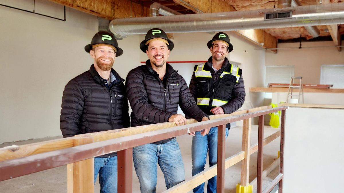 Jared Malapit, Erik Wright and Karl Vaillancourt are owners of Precision Construction Services, and named California’s 2023 Small Business Persons of the Year.