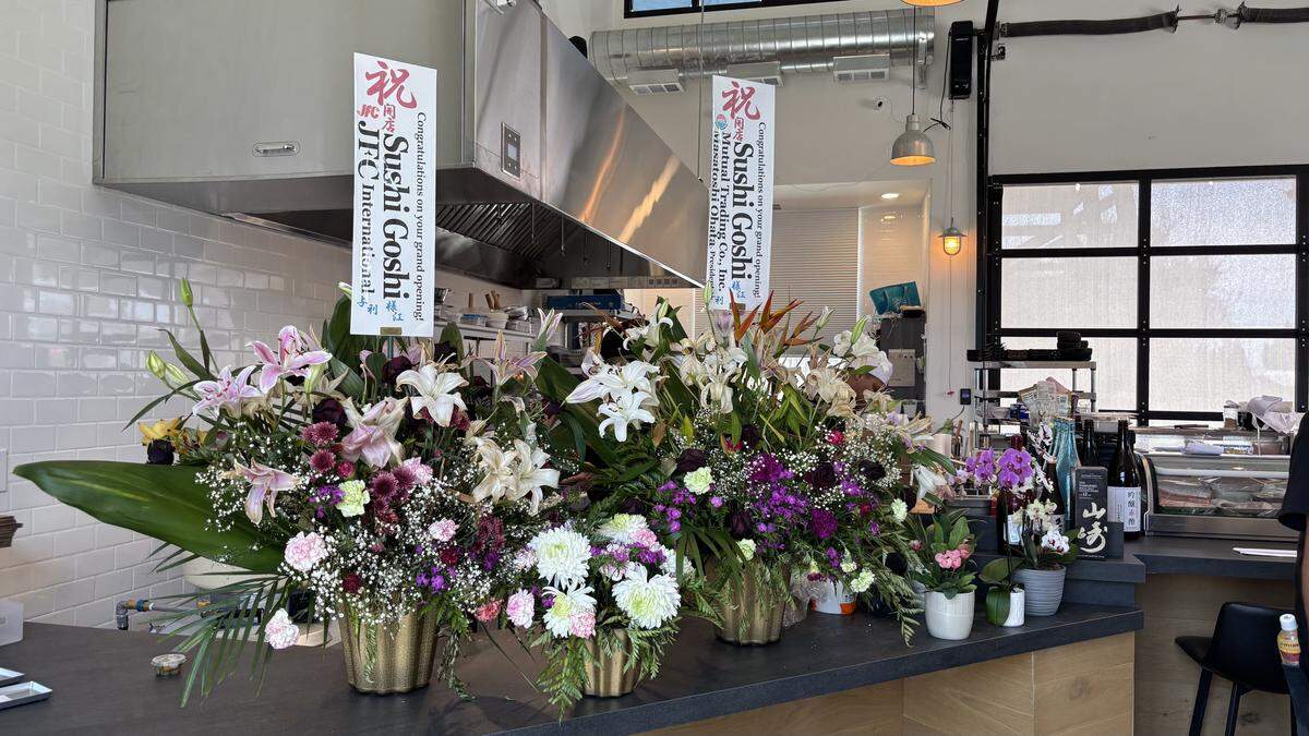 Goshi Sushi inside the SLO Public Market opened on May 13, serving nigiri, hand rolls and sashimi.