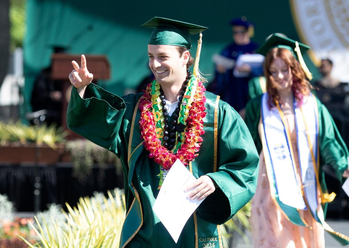 Cal Poly kicked off graduation weekend with three ceremonies on June 15, 2024. The university expects to celebrate more than 6,300 graduates throughout the weekend.