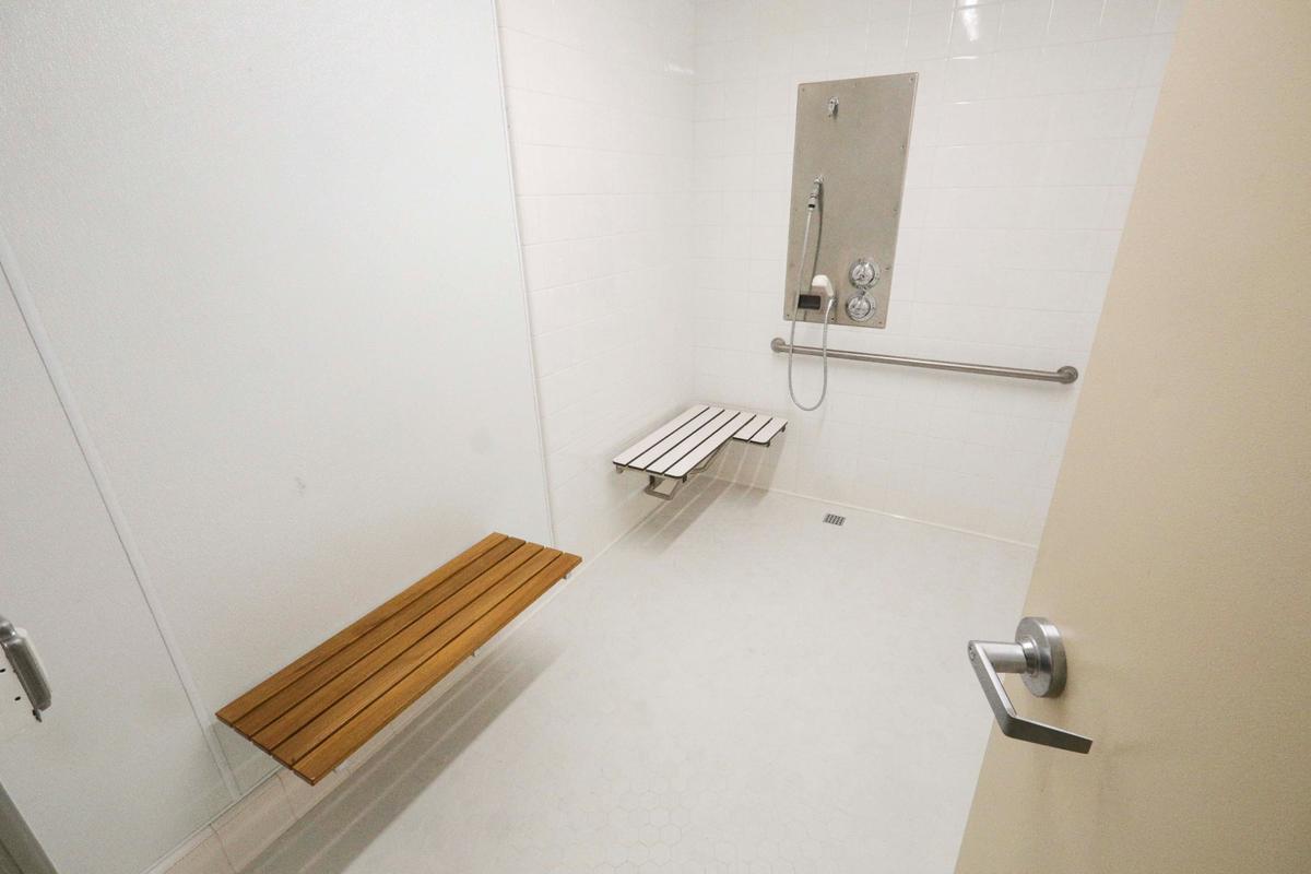 San Luis Obispo County opened a new sobering center on June 21, 2024. An ADA-approved shower is part of the facility.
