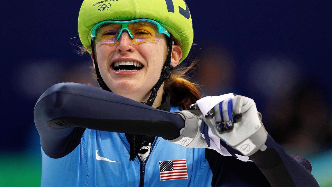 Reutter wins silver in short track, Ohno collects medal No. 8