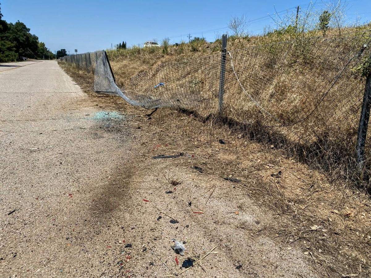 CHP and Atascadero police responded Saturday to a rollover crash near Ramona Road in Atascadero.