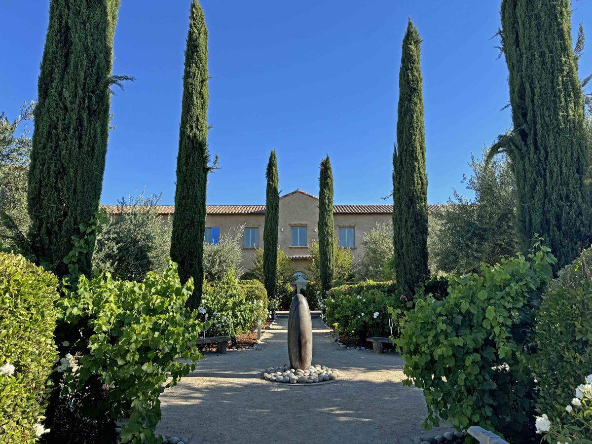 Pathways meander through the grounds of Allegretto Vineyard Resort in Paso Robles.