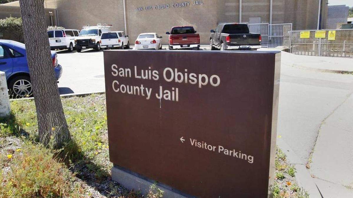 A suspicious package was found near the front door of the San Luis Obispo County Jail on Tuesday, March 20, 2018.