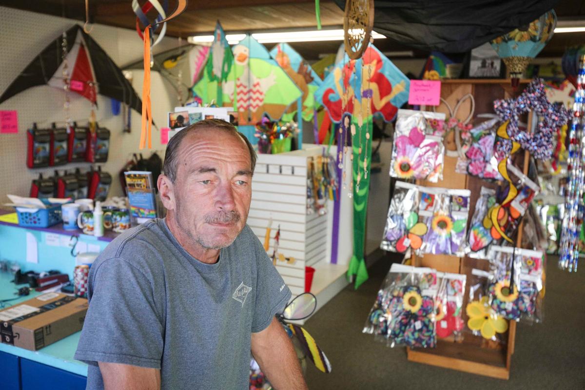 Shaun Farmer, owner of Beachfront Kites and Surreys, plans to shut the long-time Morro Bay business down at the end of September 2024, seen here Sept. 4, 2024.