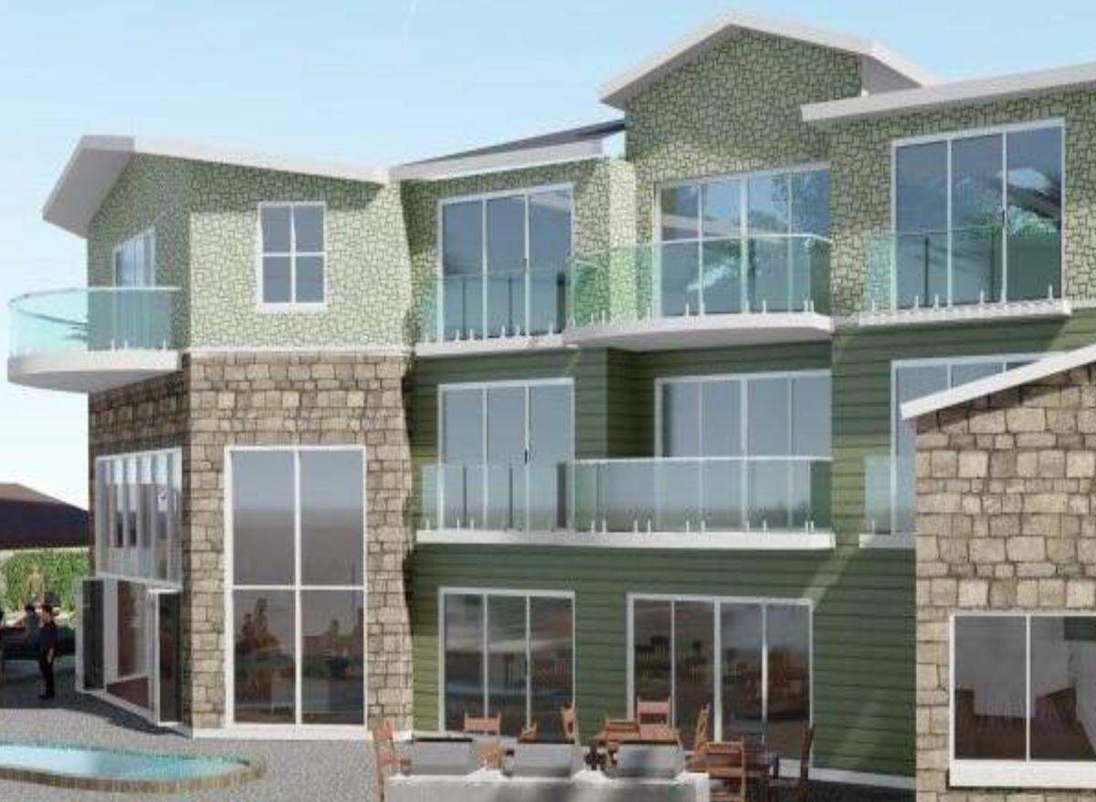 A rendering shows the proposed look of the three-story boutique hotel proposed in Cayucos.