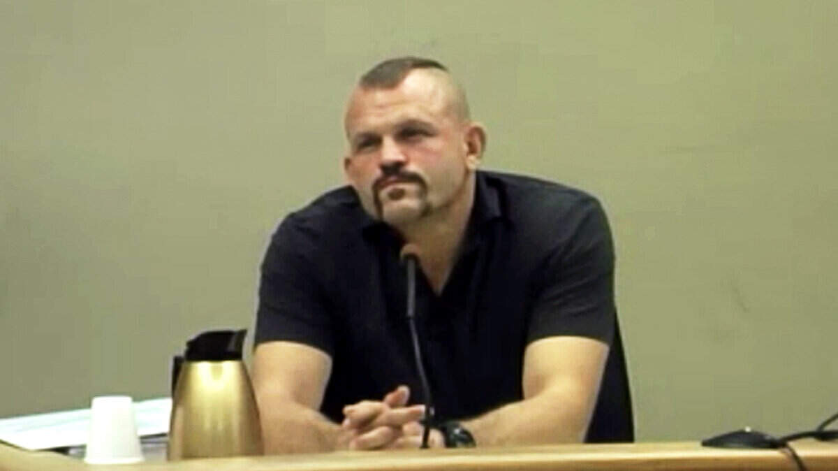 Chuck Liddell, who said he was defrauded by developer Kelly Gearhart, testifies in his civil trial against Cuesta Title Company.