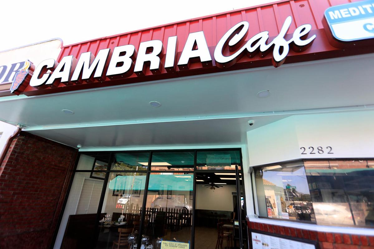Classic Mediterranean food is the focus at the recently reopened Cambria Café, which has a new owner, crew and cuisine.