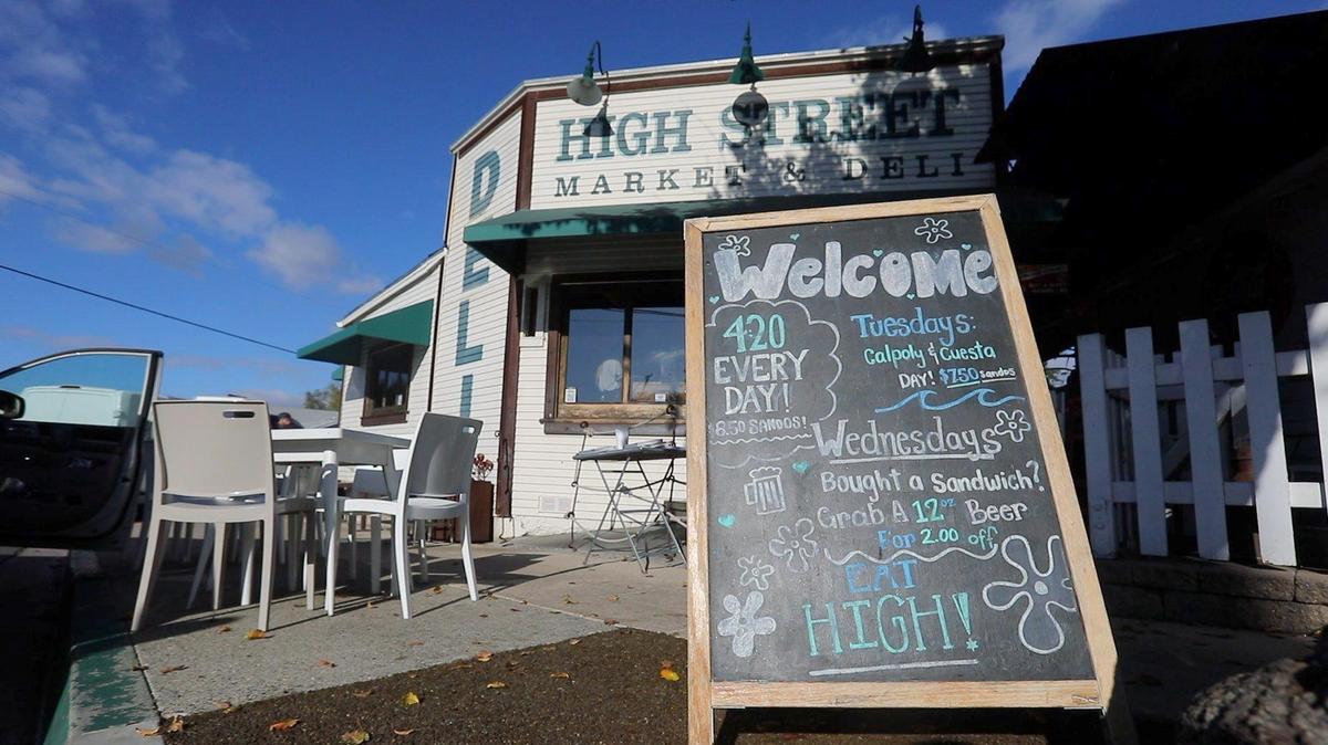 High Street Market & Deli in San Luis Obispo, seen here on Nov. 30, 2023, has a loyal following, often with lines out the door on weekends.