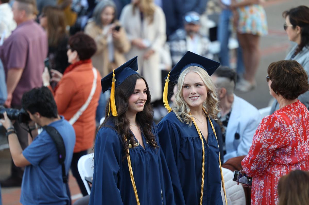 Mission College Prep awarded diplomas to 69 graduates on the steps of Mission San Luis Obispo on May 31, 2024.