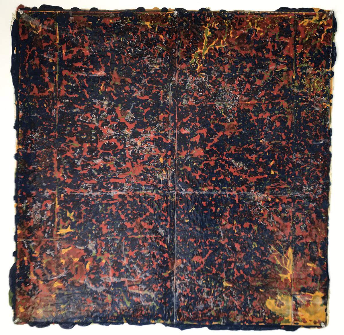 “Untitled 36X36” by Terry Dunn. 